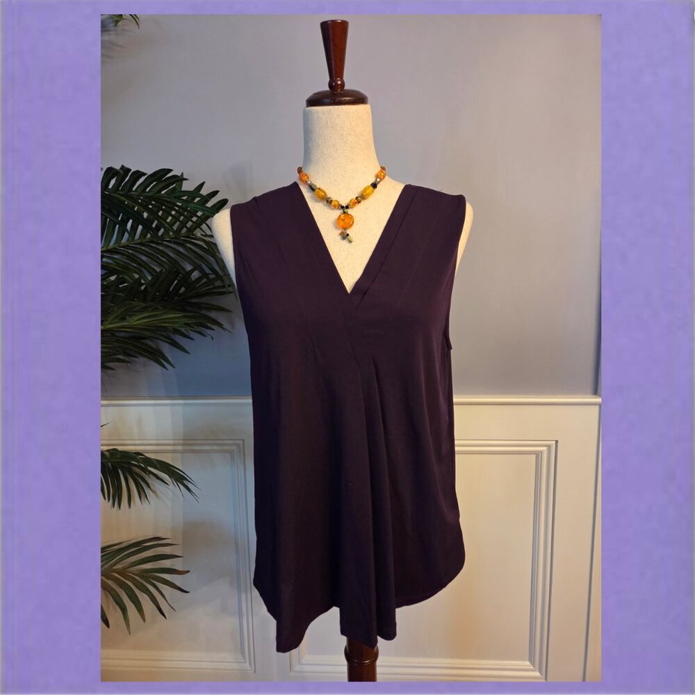 Lynn Ryan Sleeveless V Neck Top